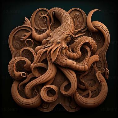 3D model tentacle (STL)